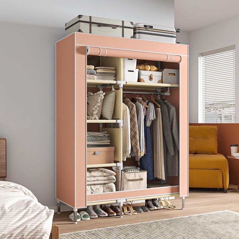 Wardrobe Closet Portable Fabric Cover - Przenośna szafa, wolnostojąca szafa z organizerem