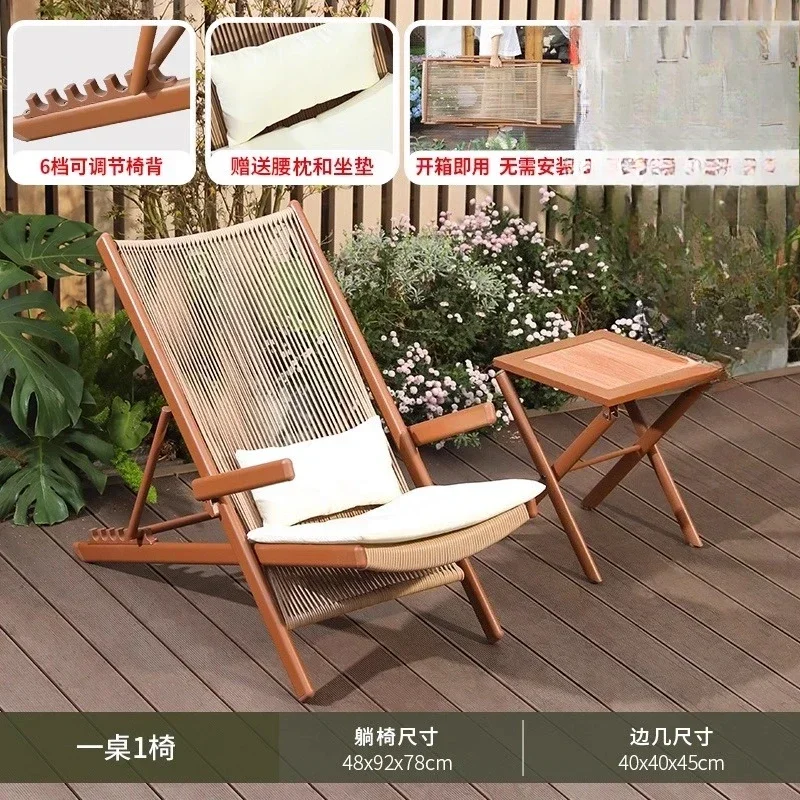 Chairs - Krzesło balkonowe r5.13, leżak, krzesło składane