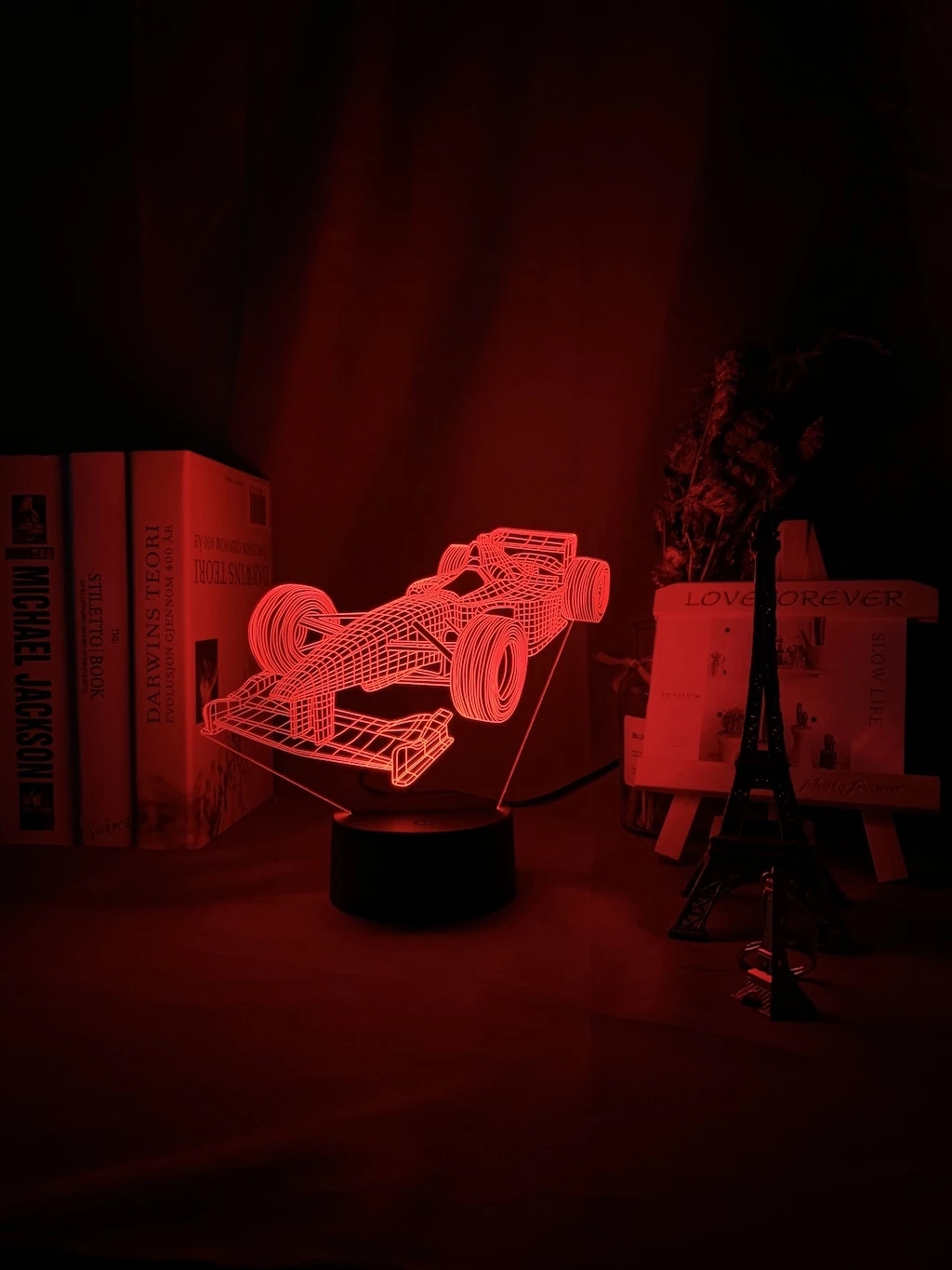F1 Formuła 1 Samochód wyścigow – Floating Nightstand With Led Light recenzja i cena