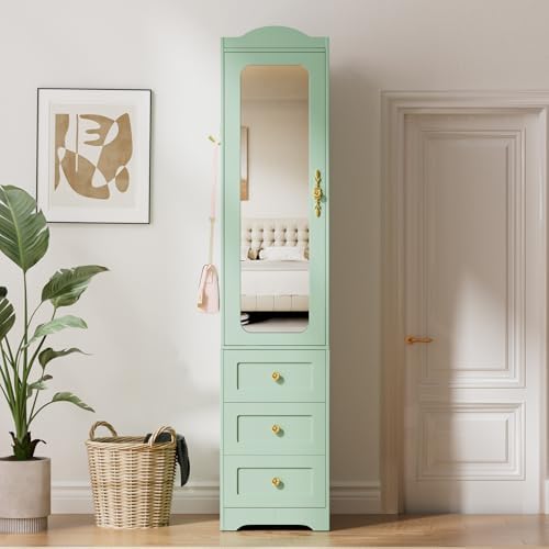 Szafa Garderoba, 176 cm wysoka – Full Length Mirror Jewelry Armoire recenzja i cena