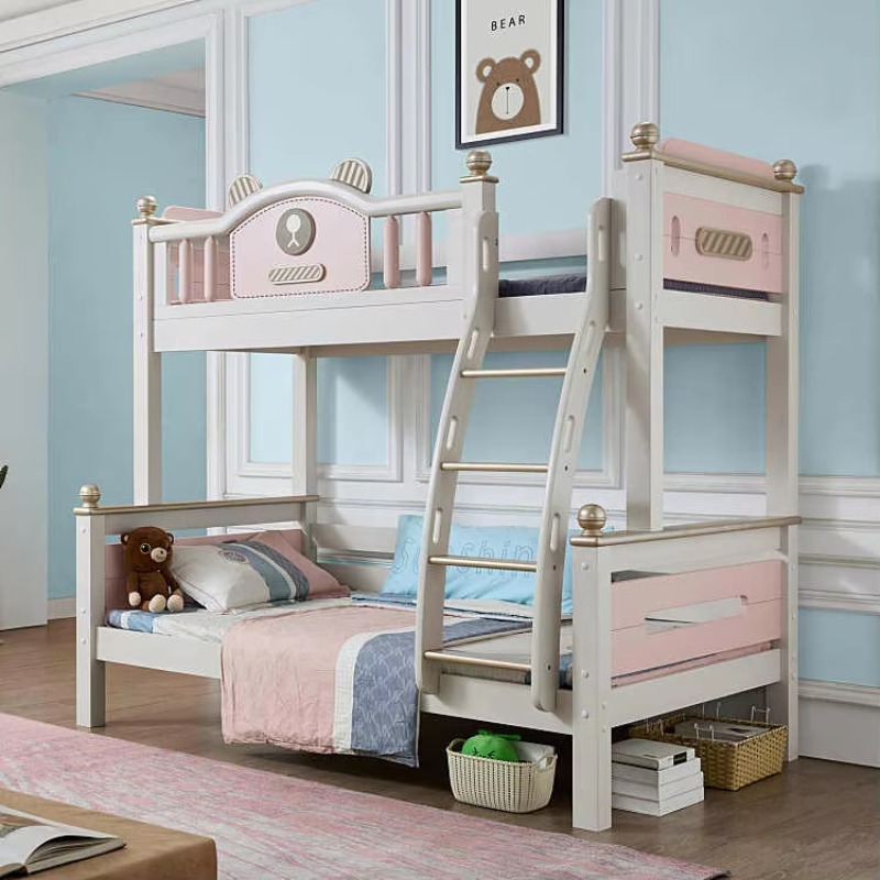 Nowoczesne, proste, wielofunkc – Bunk Bed With Stairs And Slide recenzja i cena