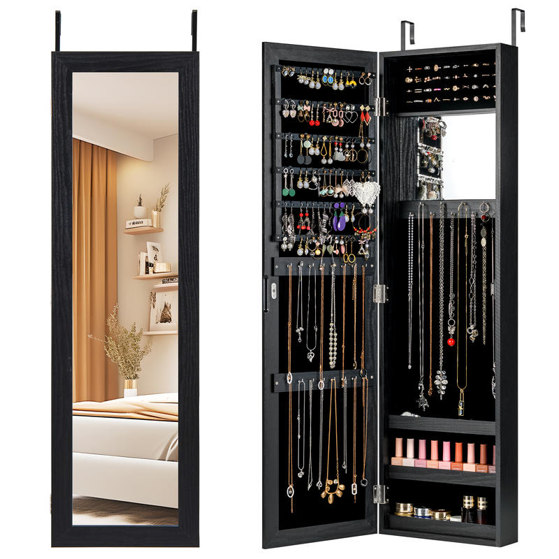 Zamykana szkatułka na biżuteri – Full Length Mirror Jewelry Armoire recenzja i cena