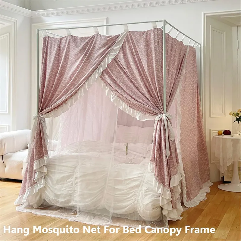 Wysokiej jakości słupki do ram – Canopy Bed Frame Metal Queen recenzja i cena