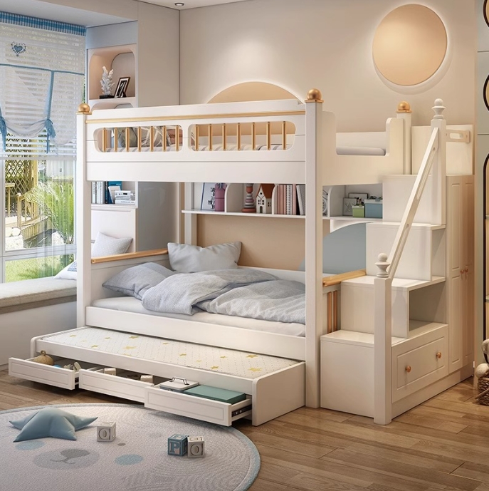 Meble do pokoju dziecięcego z  – Bunk Bed With Stairs And Slide recenzja i cena