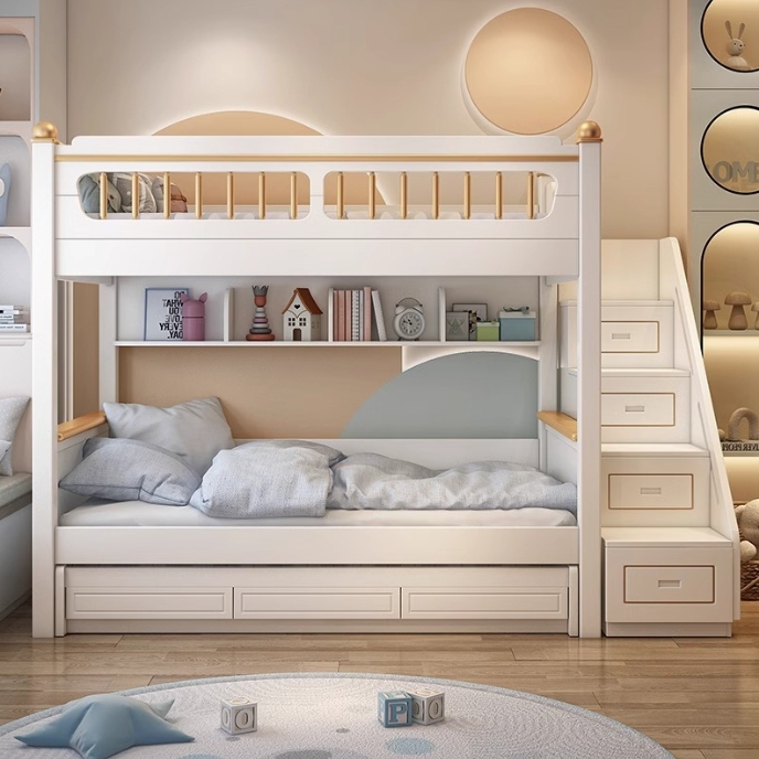 Meble do pokoju dziecięcego z  – Bunk Bed With Stairs And Slide recenzja i cena