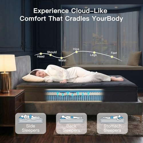 Materac Queen 12 cali, materac – Memory Foam Mattress In A Box Queen recenzja i cena