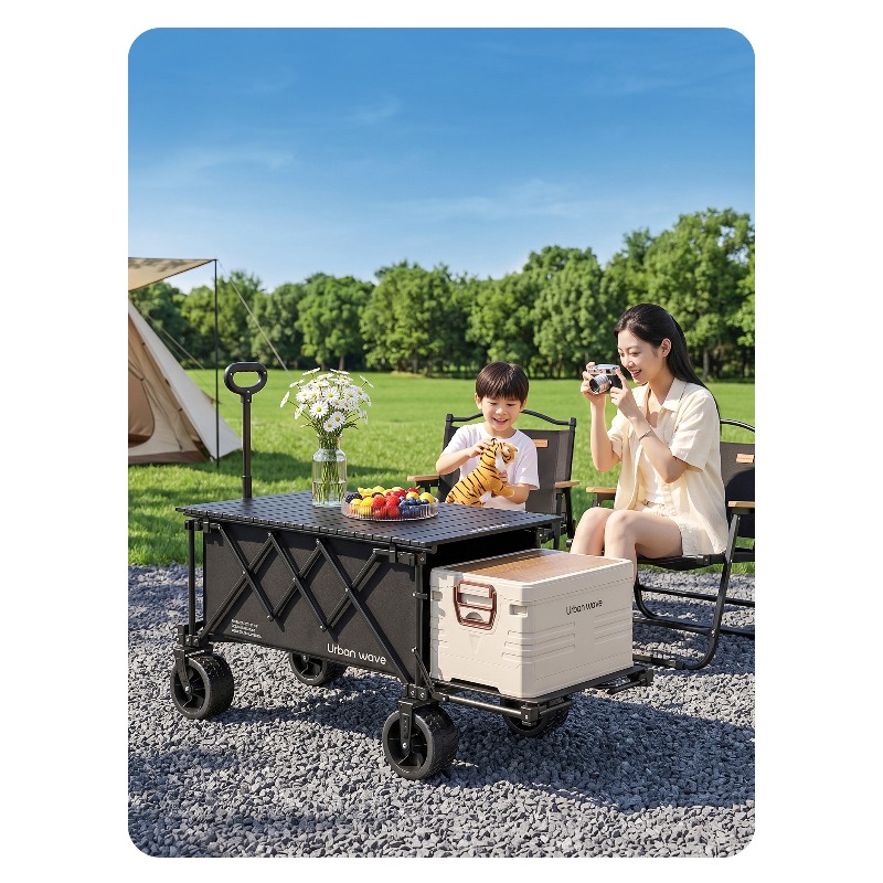 Składany wózek kempingowy, prz – Outdoor Furniture recenzja i cena