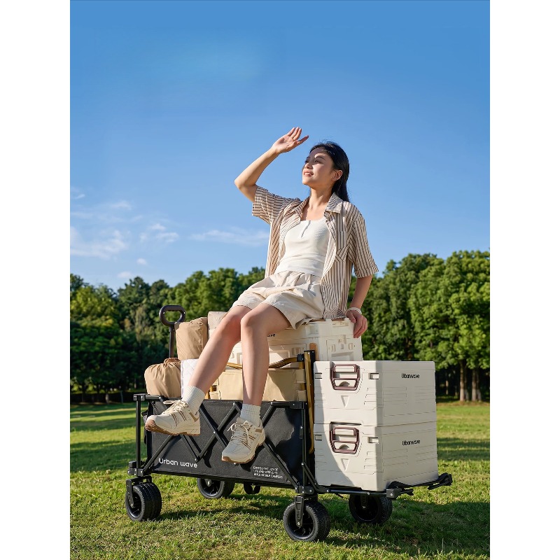 Składany wózek kempingowy, prz – Outdoor Furniture recenzja i cena