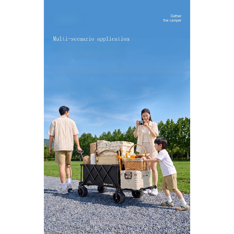 Składany wózek kempingowy, prz – Outdoor Furniture recenzja i cena