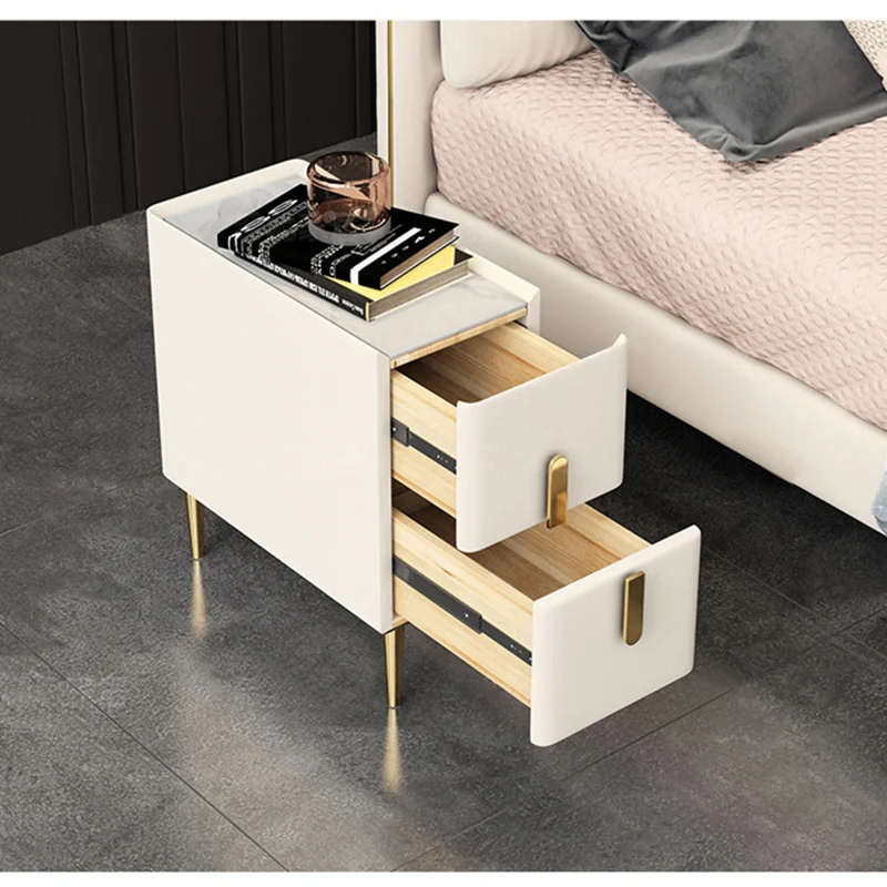Drewniany stolik nocny w jedno – Solid Wood Nightstand 2 Drawers recenzja i cena