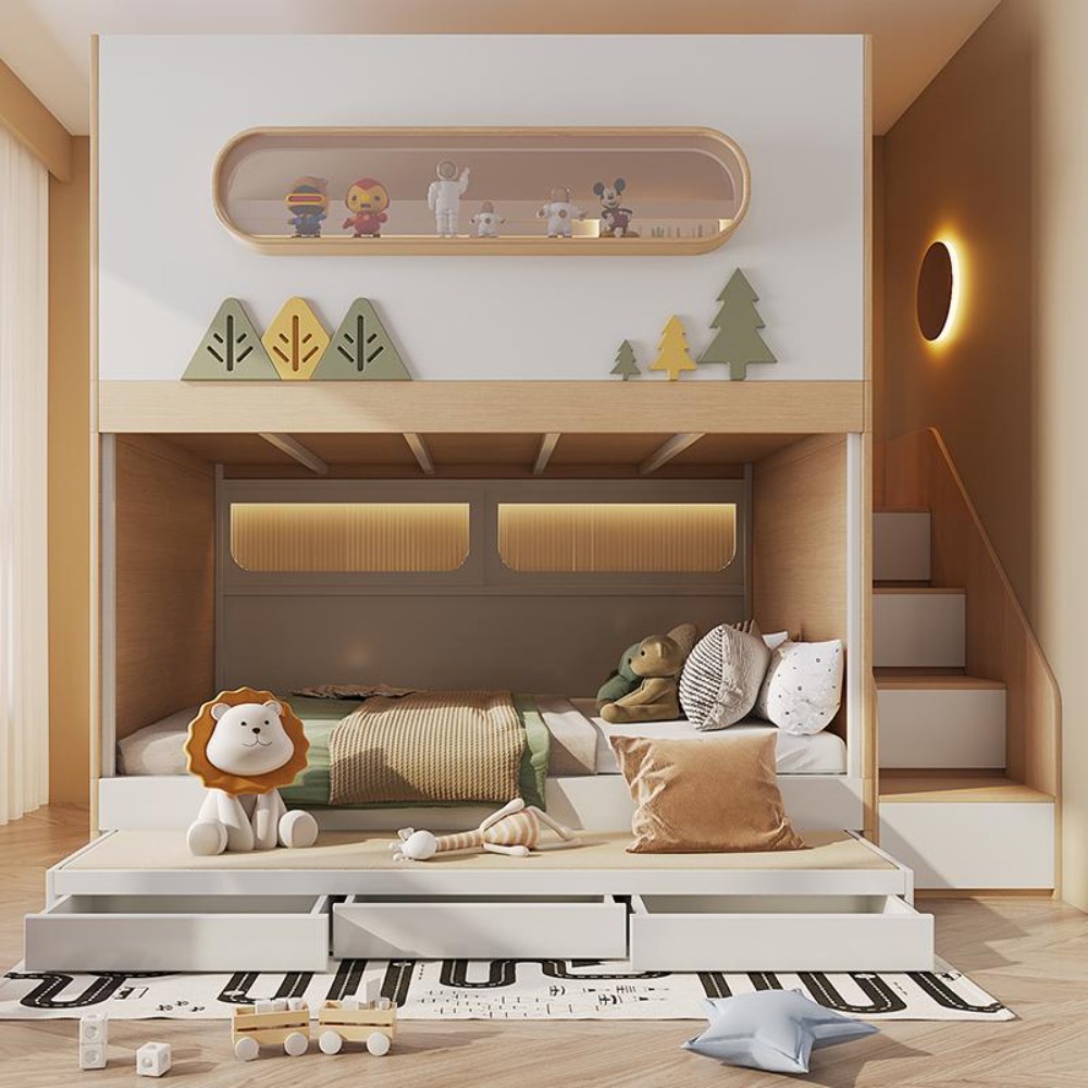 Drzewo w kształcie kapsuły kos – Bunk Bed With Stairs And Slide recenzja i cena