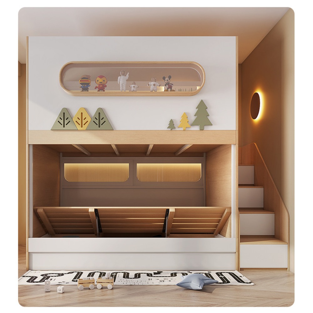 Drzewo w kształcie kapsuły kos – Bunk Bed With Stairs And Slide recenzja i cena
